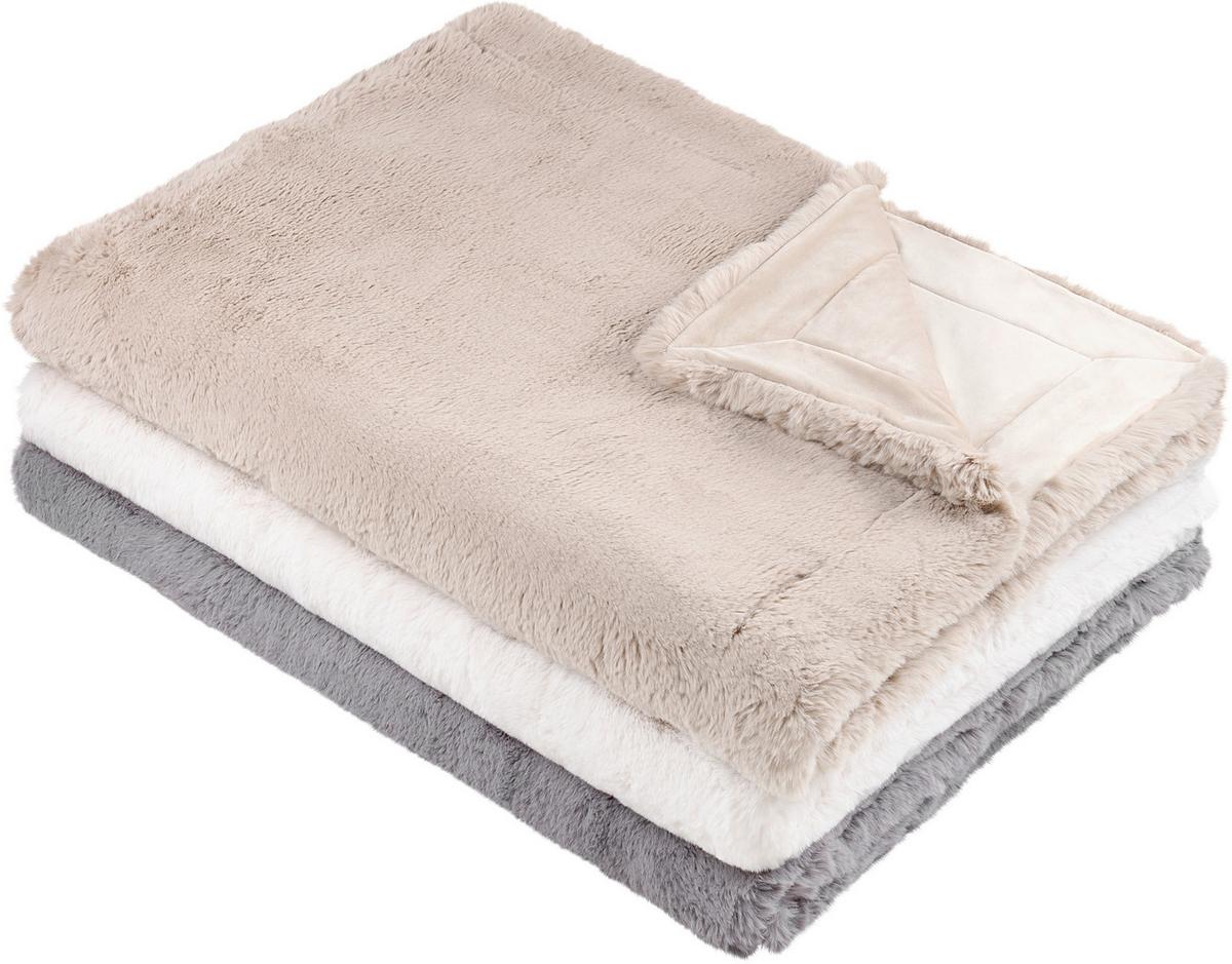 KOC FUTRZANY SECCO - biały, Basics, tkanina (150/200cm) - Dieter Knoll