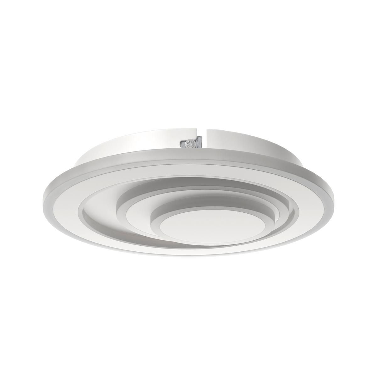 LAMPA SUFITOWA LED LEEDS *SBN* - biały, Basics, tworzywo sztuczne/metal (30/6,5cm) - Novel