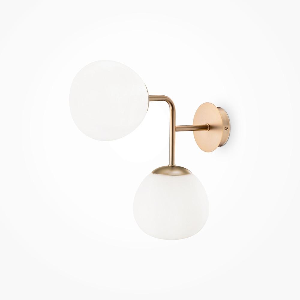 WANDLEUCHTE ERICH - Goldfarben, Modern, Metall (33/15/36cm) - MAYTONI