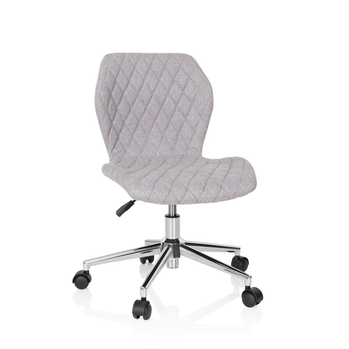 Mladinski Vrtljivi Stol Joy Ii, Svetlo Siva - svetlo siva, Basics, umetna masa/tekstil (47/73-83/43cm) - MID.YOU