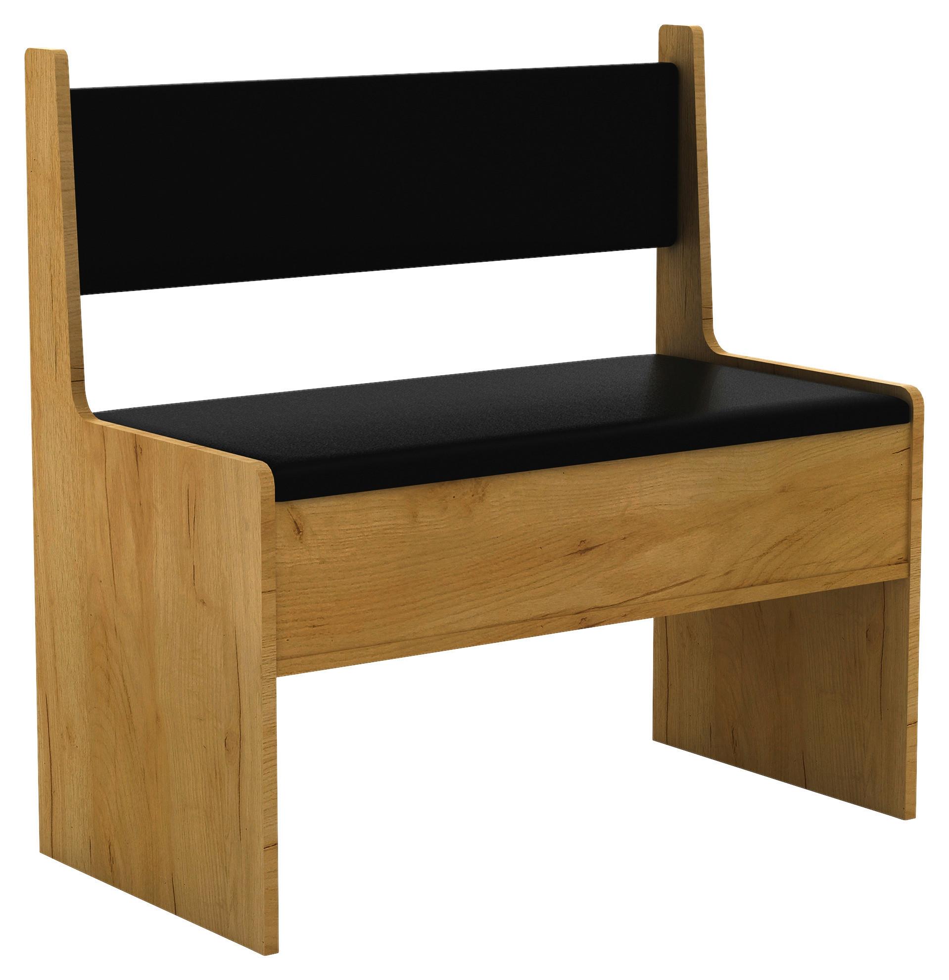 Klop Esal, Hrast - medeni hrast, Moderno, leseni material (80/80/42cm) - MID.YOU