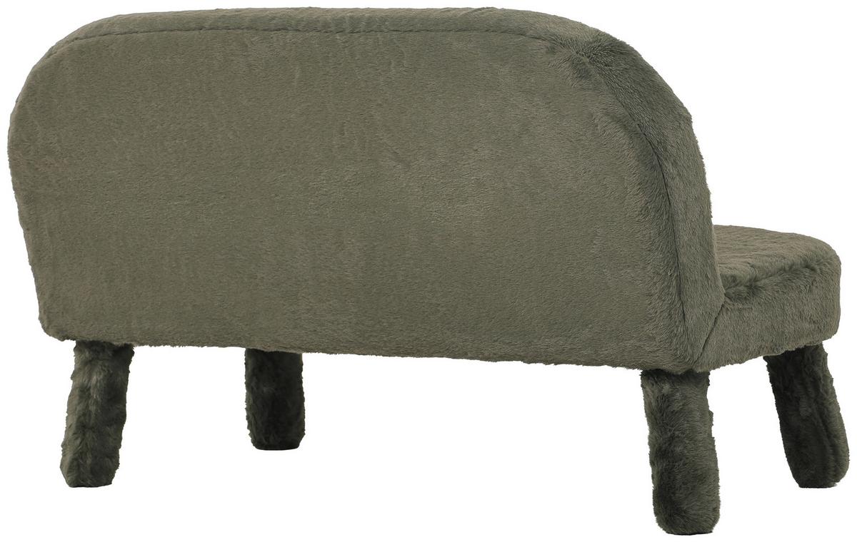 Kindersitzbank Corto Grün - Grün, MODERN, Holz/Textil (80/48/45cm) - Mömax