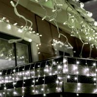 Fényfüggöny Hidegfehér 20m / 600db Led - fehér, Basics, műanyag/fém (2000/56cm)