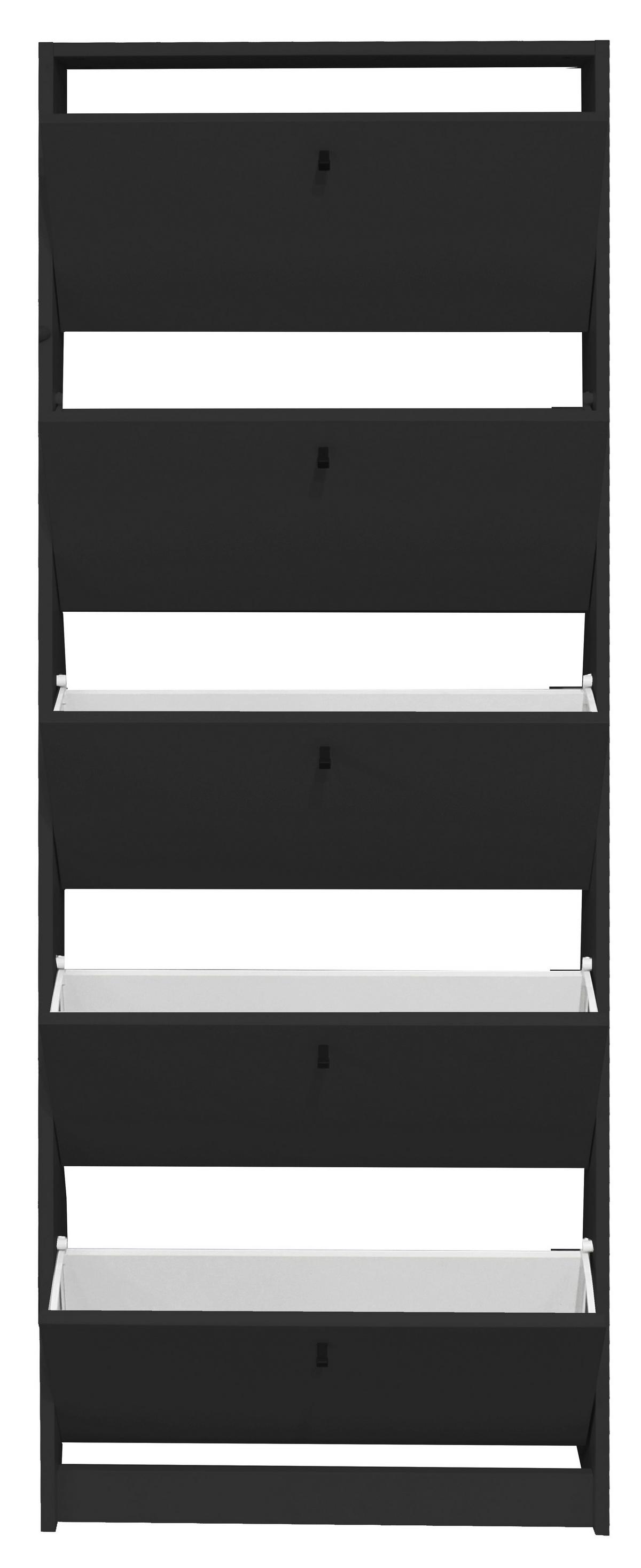 Pantofar FLAP/SKI-005 - antracit, Modern, material pe bază de lemn (60/168/16cm) - Modern Living