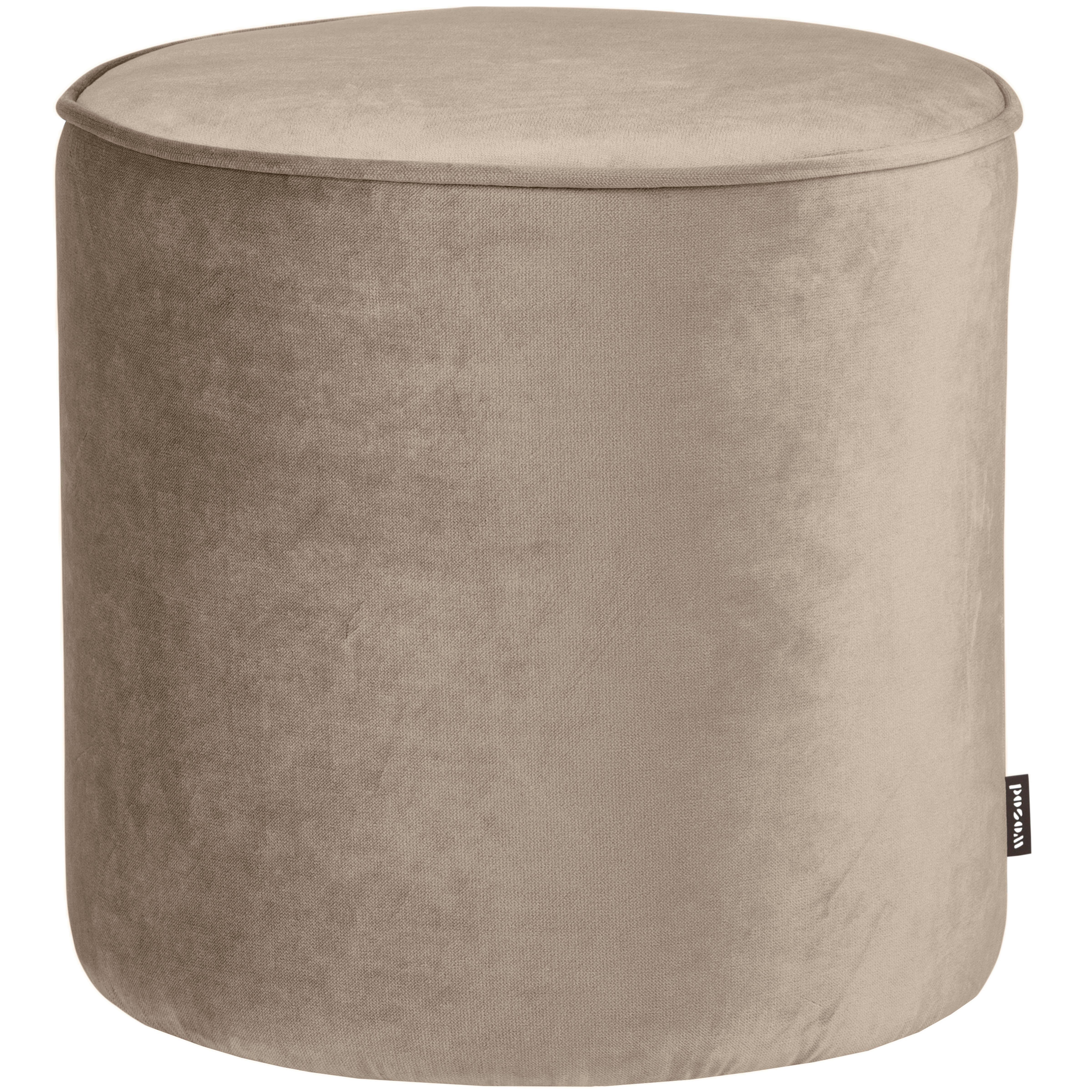 Hocker Sara Khaki - Khaki, Design, Textil (46/46/46cm) - Livetastic