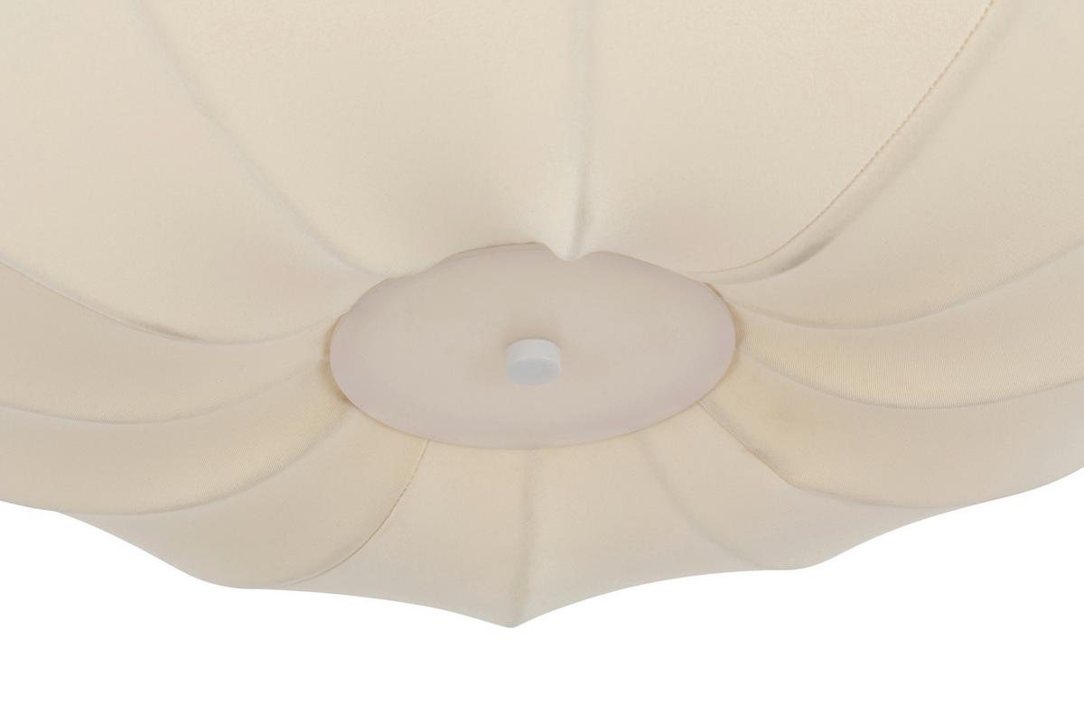 LAMPA SUFITOWA KENDAL - beżowy, Design, metal/tkanina (48/20cm) - Collet's Monde
