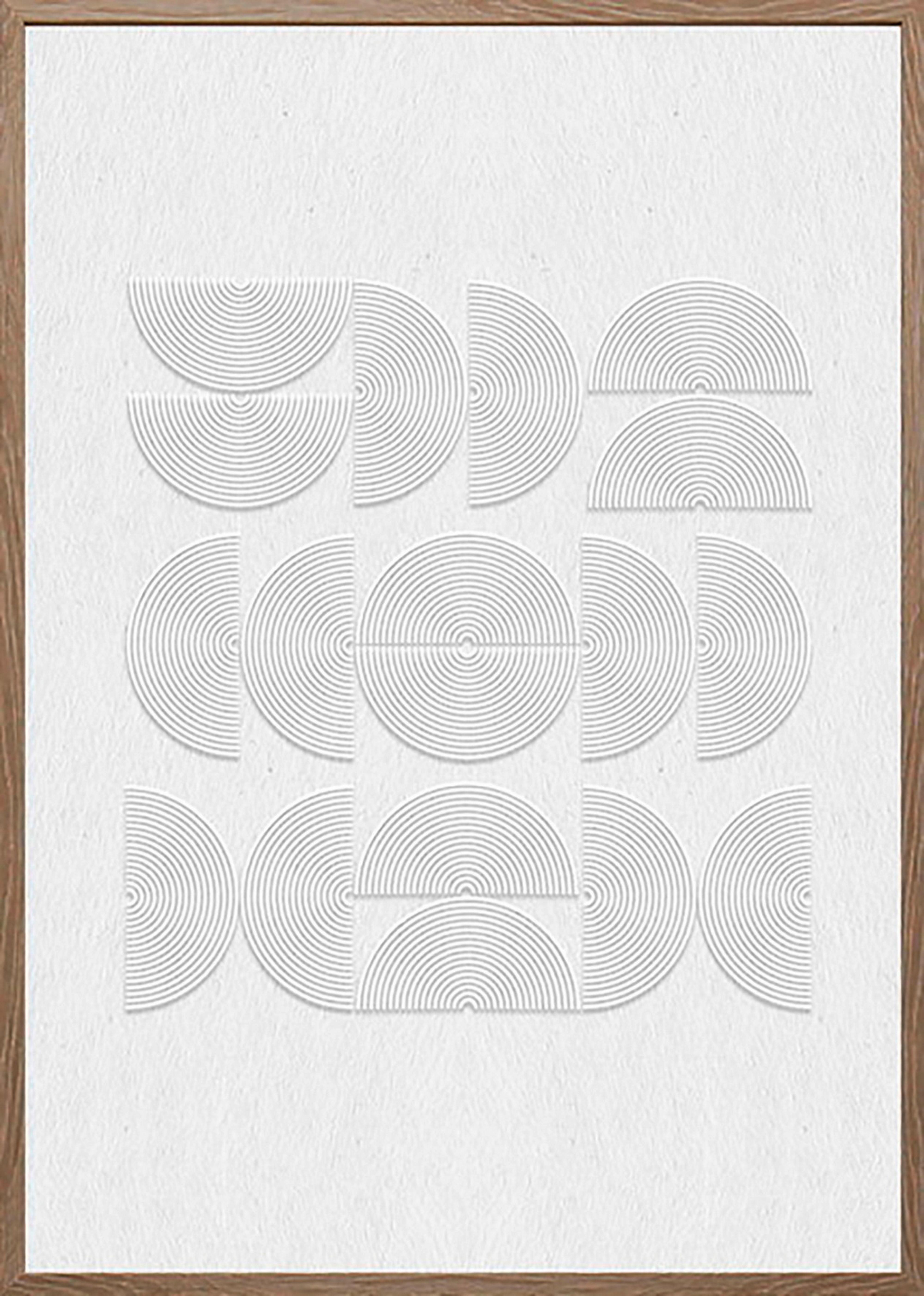 Keilrahmenbild Mike in Weiß ca. 50x70x2,2cm - Weiß/Naturfarben, MODERN, Papier/Holzwerkstoff (50/70/2,2cm) - Mömax