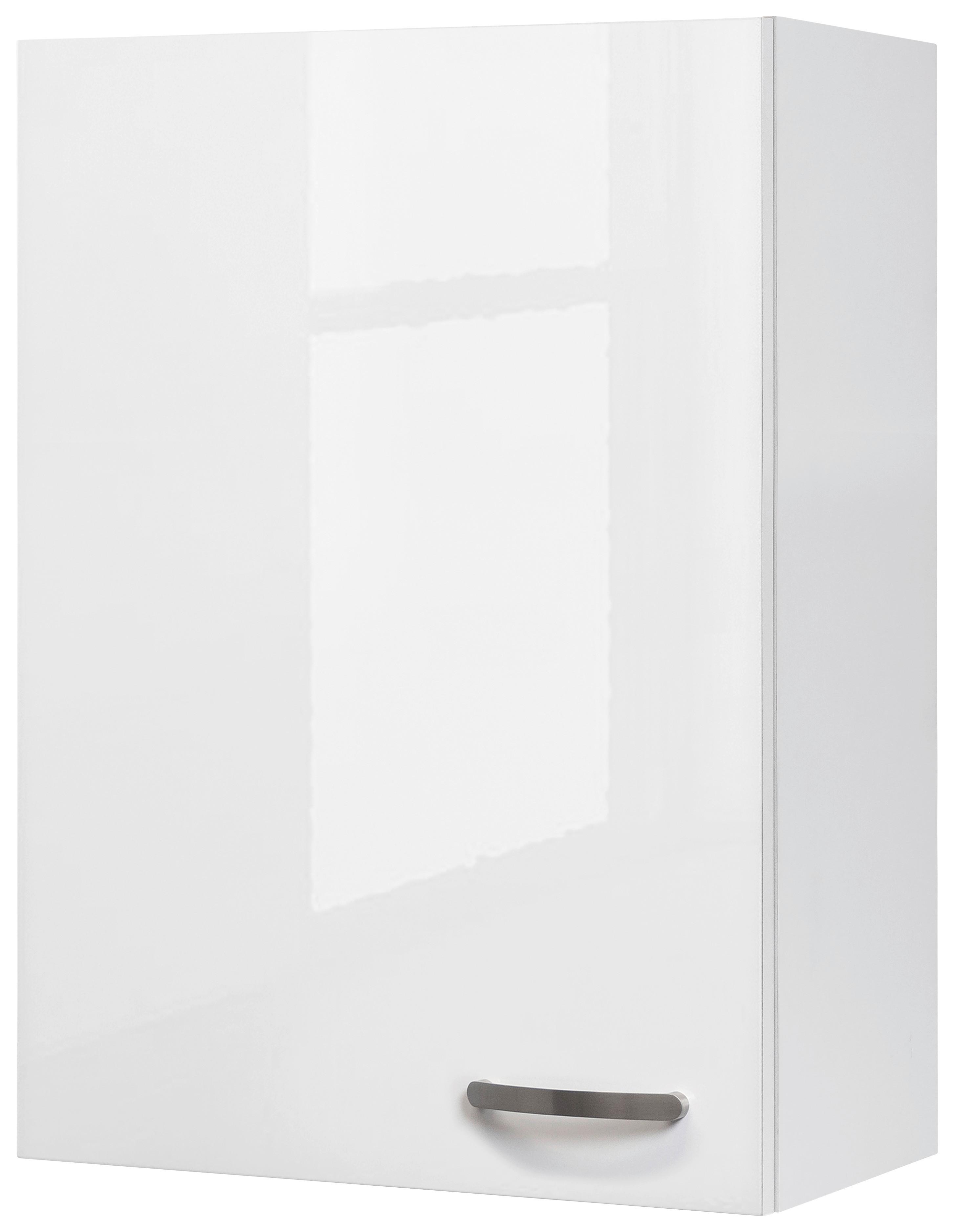 Kuhinjska Zgornja Omarica Alba, Bela, Š. 60 Cm - barve nerjavečega jekla/bela, Moderno, kovina/leseni material (60/89/32cm) - FlexWell