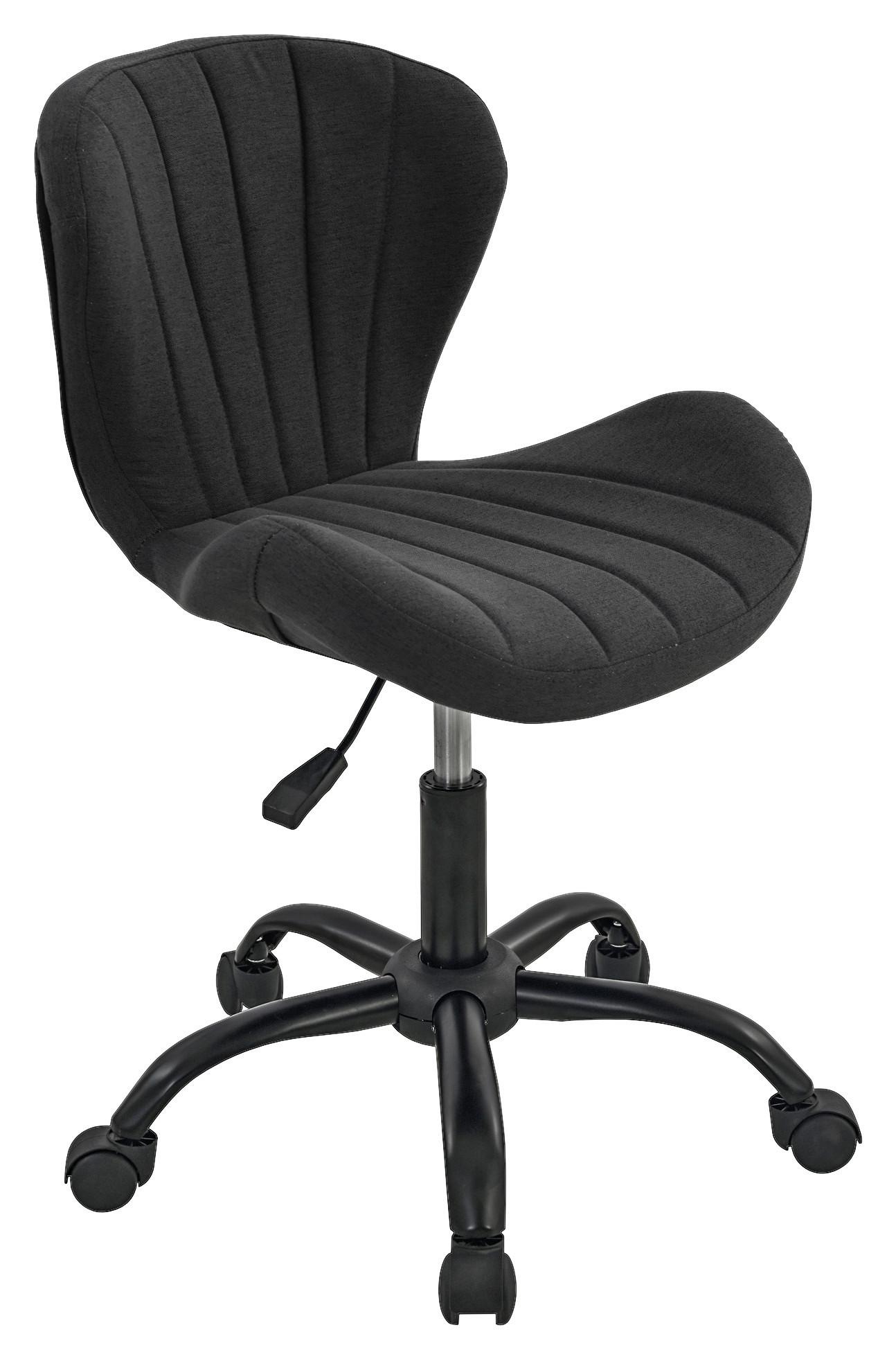 Klara 1 Uredska Stolica - siva/crna, Trend, metal/tekstil (58/84/56cm) - Modern Living