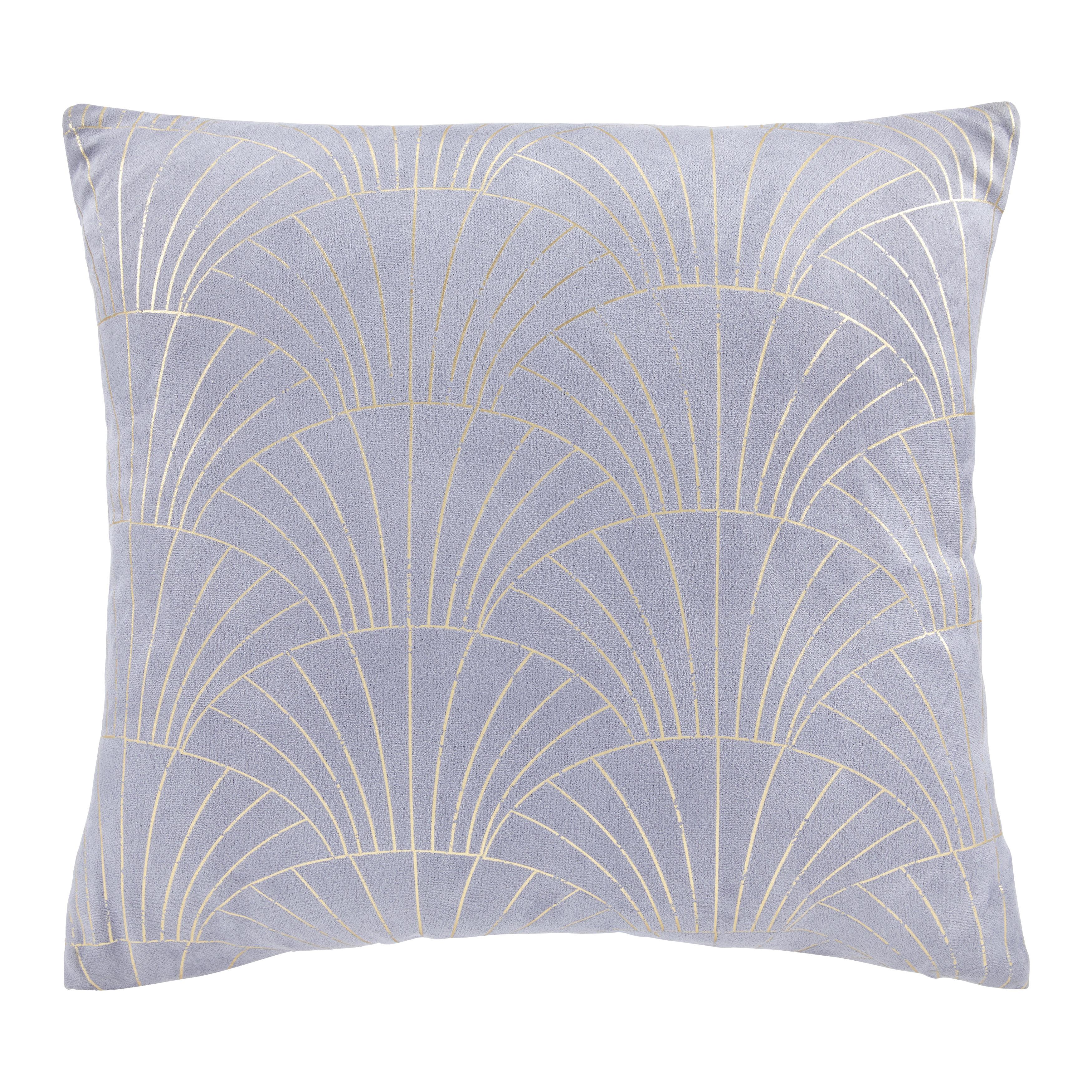 Zierkissen Suede in Grau ca. 40x40cm - Grau, MODERN, Textil (40/40cm)