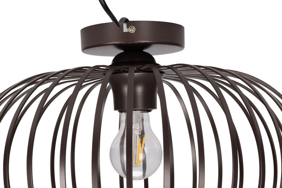 LAMPA SUFITOWA FILTON - brązowy, Konventionell, metal (40/25,6cm) - Novel