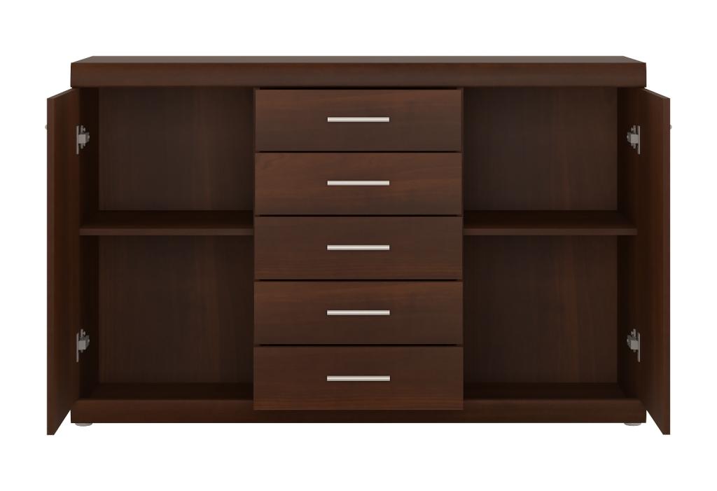 Comodă IMPERIAL-D - nucă, Konventionell, material pe bază de lemn (140/90/45cm) - Modern Living