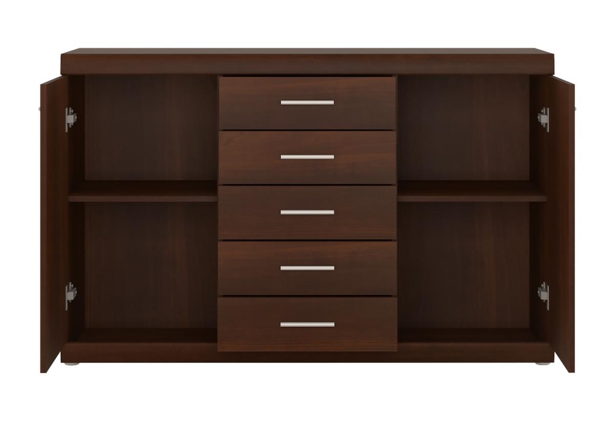 Comodă IMPERIAL-D - nucă, Konventionell, material pe bază de lemn (140/90/45cm) - Modern Living