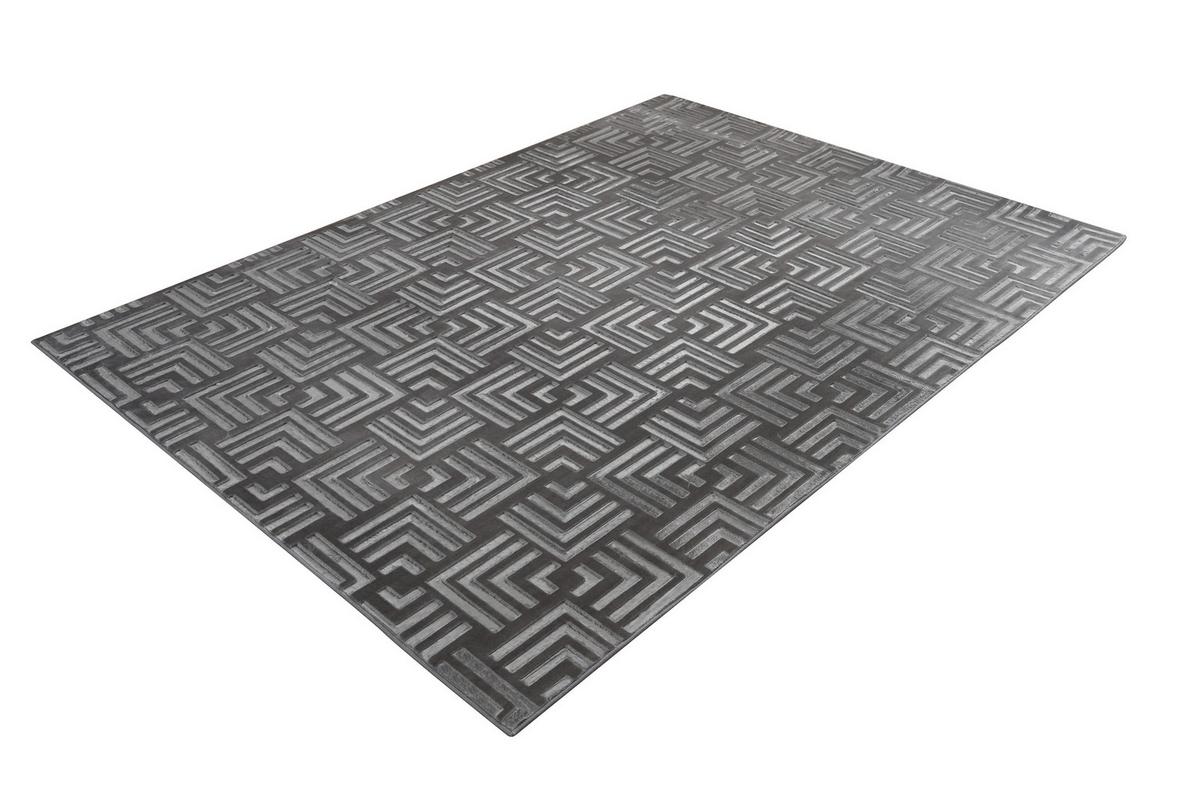 Flachwebeteppich Calma 325 Anthrazit 120x160 Cm - Anthrazit, Basics, Textil (120/160cm) - Kayoom
