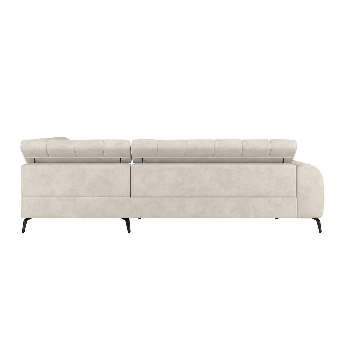 Kutna Garnitura Volf - crna/krem, Trend, tekstil/metal (261/203cm)