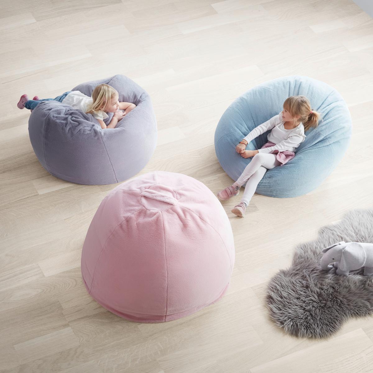 Ülőzsák Mario Blue - kék, Modern, textil (64/114cm) - Bessagi Kids