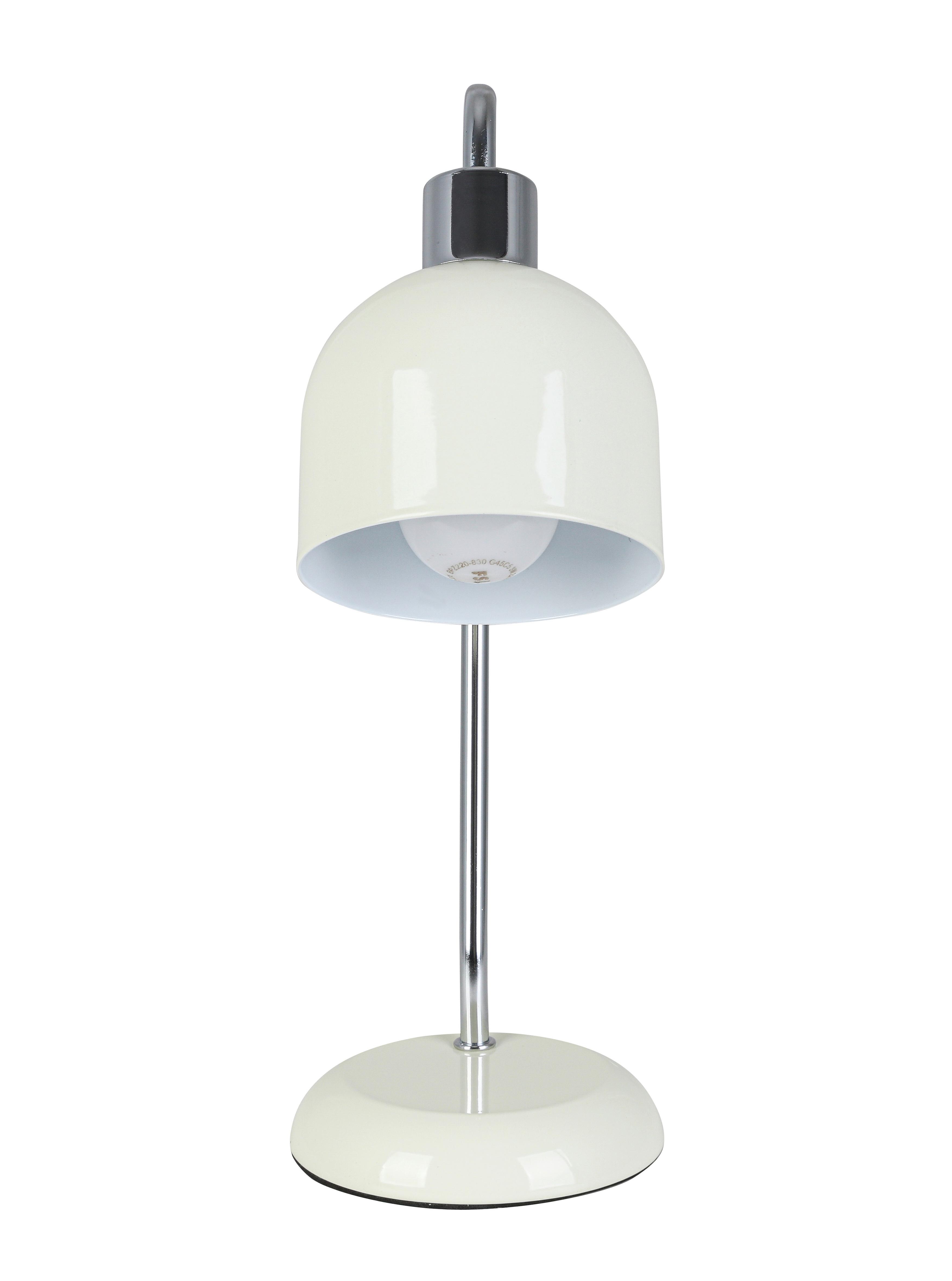BORDSLAMPA ILKA - vit/kromfärg, Modern, metall/plast (27/12/35cm) - Mömax
