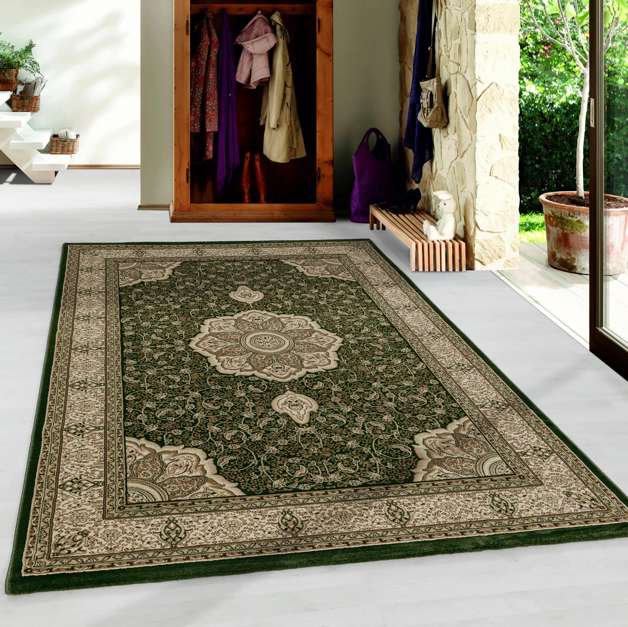 Webteppich Kashmir Grün ca. 160x230cm - Grün, LIFESTYLE, Textil (160/230cm)