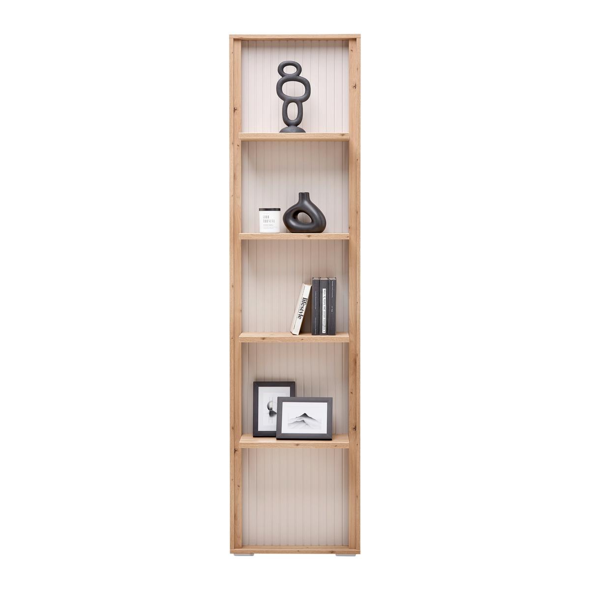 Regal Cremona Kaschmir/Eiche Artisan - Kaschmir/Eiche Artisan, MODERN, Holzwerkstoff/Kunststoff (50/200/20cm) - Premium Living
