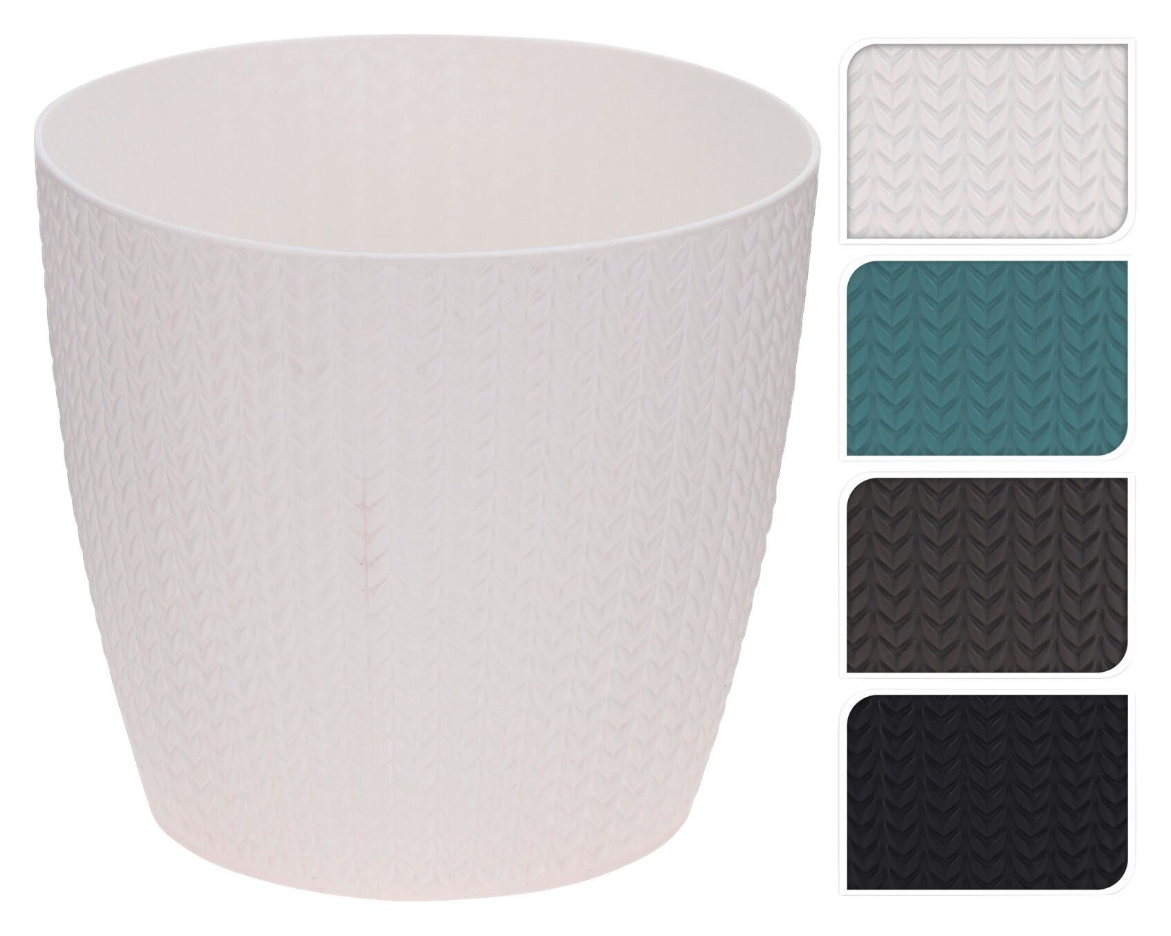 Kaspó Molly - műanyag (16/16/14cm)