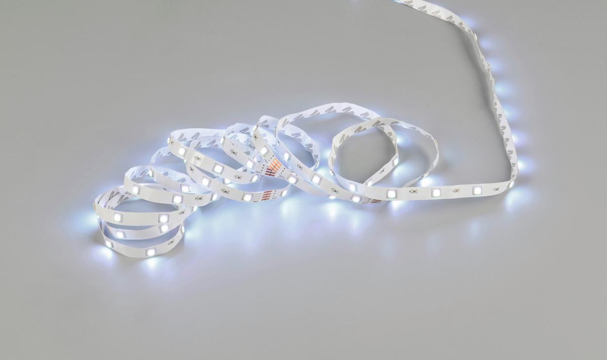 Bandă cu LED Lichti 1 - alb, Konventionell, plastic/metal (300cm) - Mömax