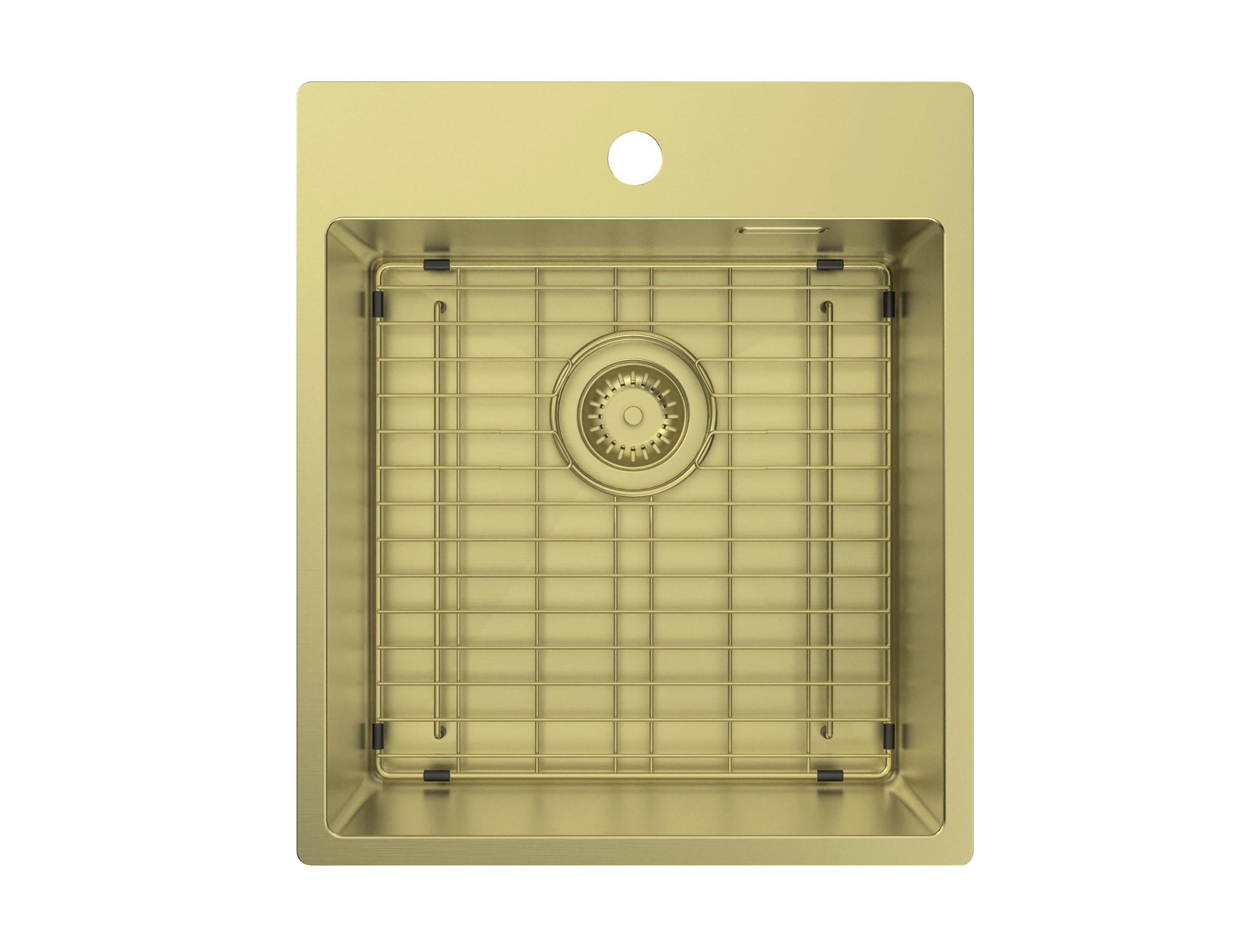 Spüle Aria Goldfarben - Goldfarben, Design, Metall (44/51/20cm) - Schütte
