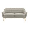 Sofa Lory Beige Webstoff - Beige/Naturfarben, MODERN, Holz/Textil (170/78/86cm) - Bessagi Home