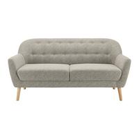 Sofa Lory Beige Webstoff - Beige/Naturfarben, MODERN, Holz/Textil (170/78/86cm) - Bessagi Home