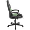 GAMINGSTOL BX-GAMING -EXKLUSIV- - grön/svart, Modern, metall/textil (58/105-115/63cm) - Mömax