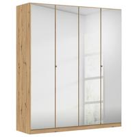 DULAP REFLECT - argintiu/stejar Artisan, Modern, material pe bază de lemn (181/210/54cm)