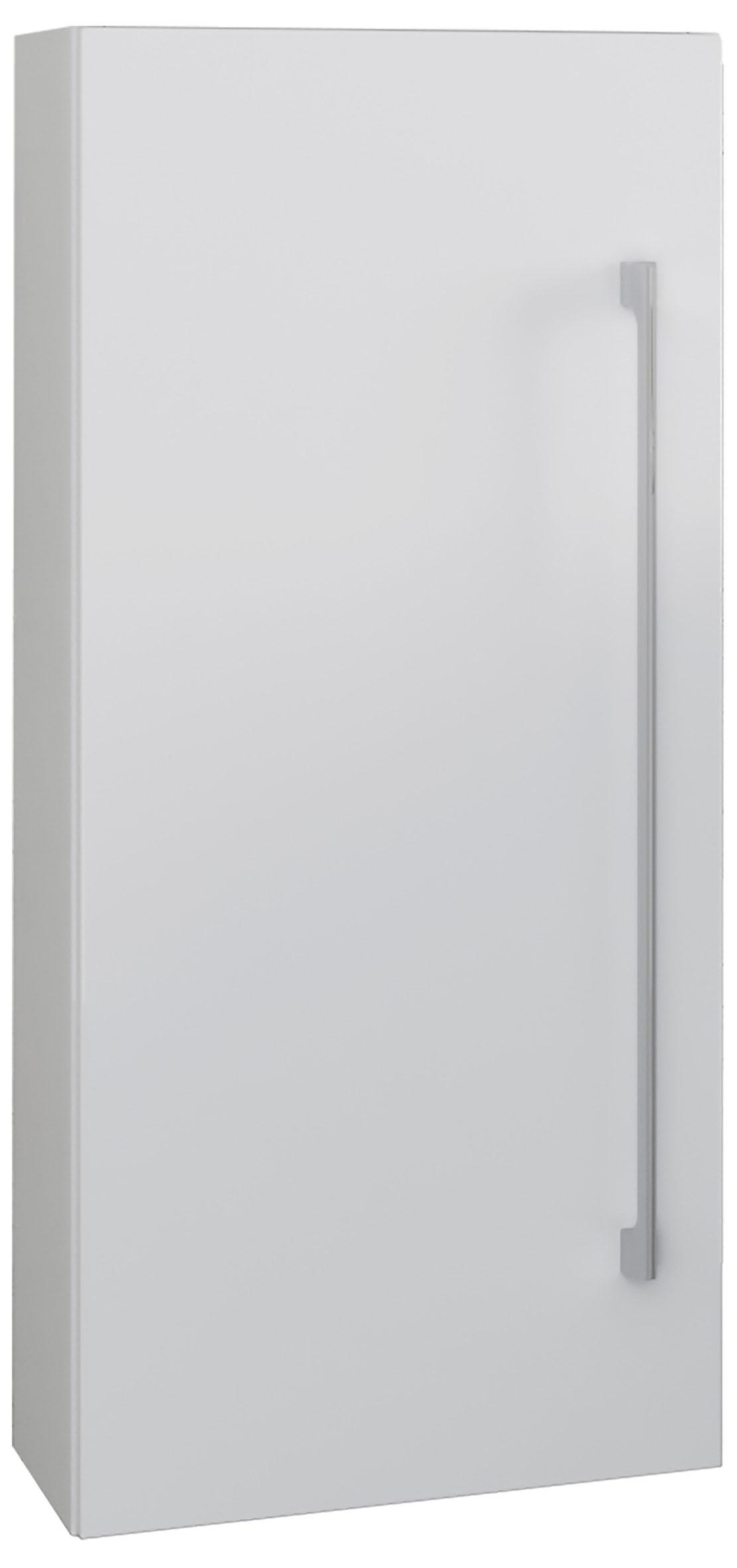 Hängeschrank VCB 3 ca. 33x75 cm Weiß - Alufarben/Weiß, Basics, Holzwerkstoff (33/75/22cm) - MID.YOU