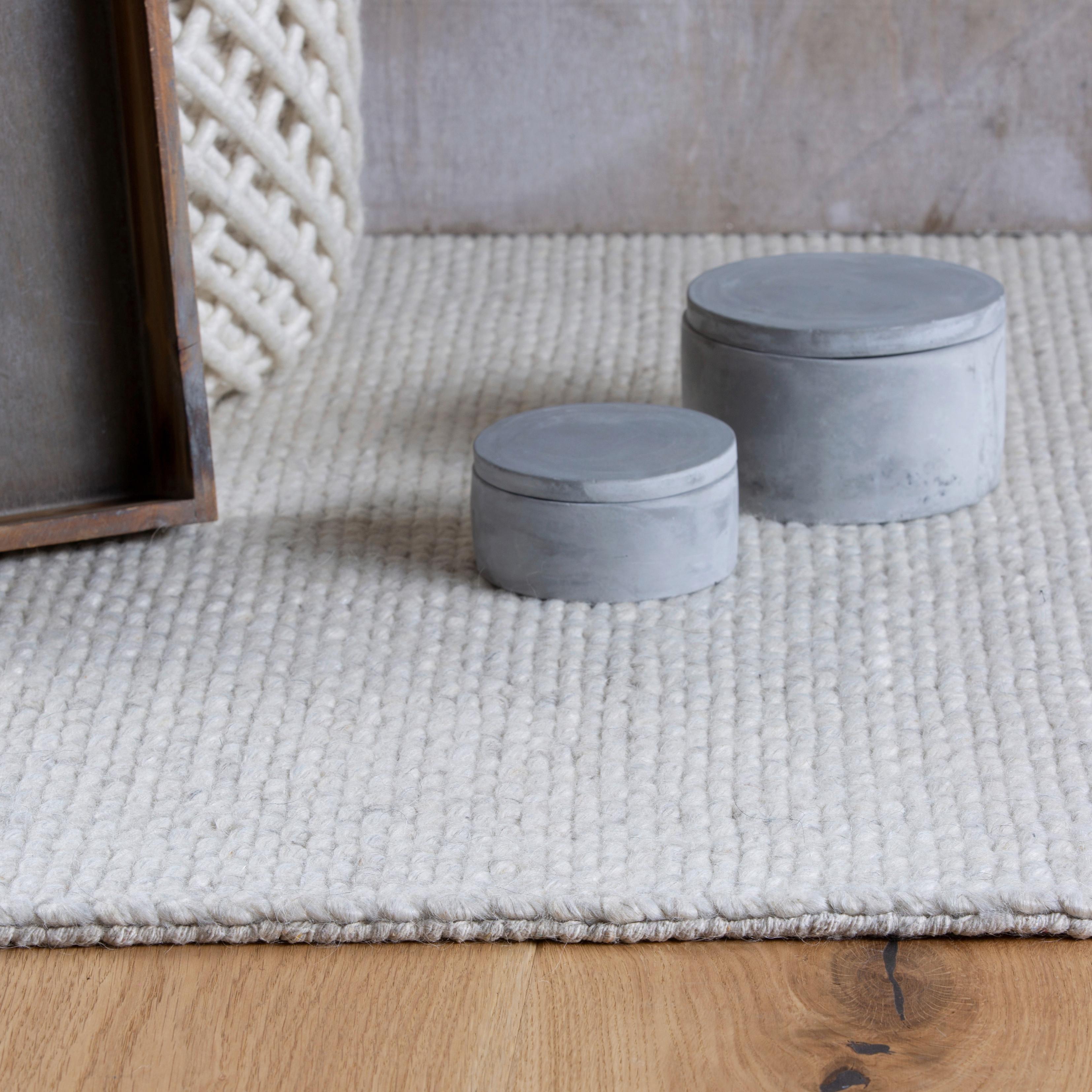 Webteppich my Eskil Creme ca. 120x170cm - Creme, Design, Textil (120/170cm) - Obsession
