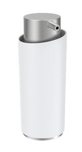 Szappanadagoló Chris - fehér, Modern, műanyag/fém (7,6/15,9/6cm) - Mömax