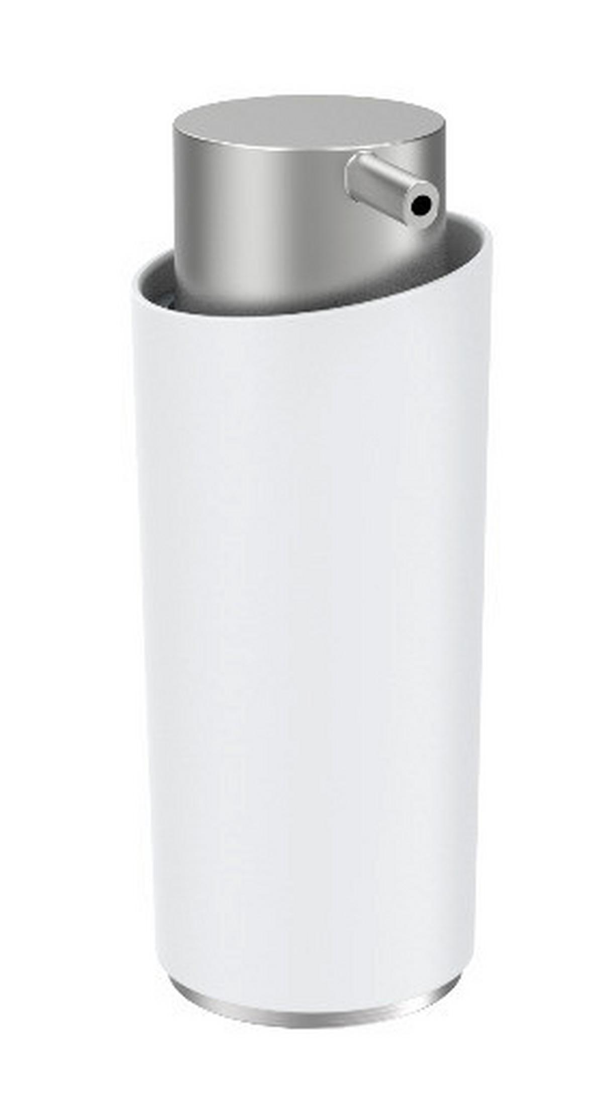 Seifenspender Chris in Weiß - Weiß, MODERN, Kunststoff/Metall (7,6/15,9/6cm) - Mömax
