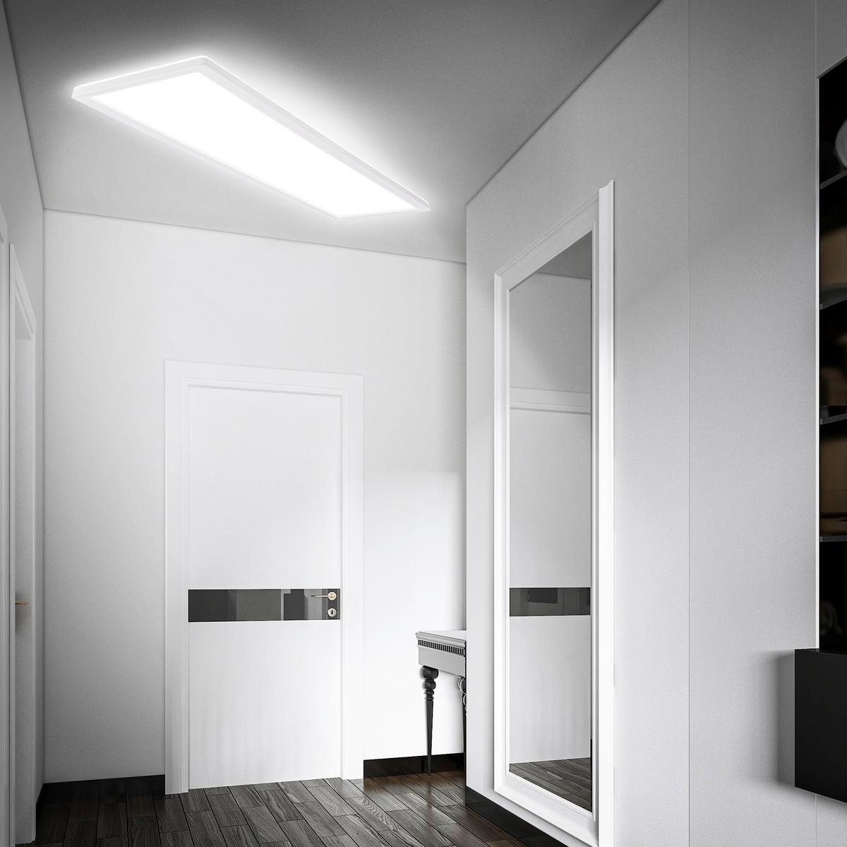 PANEL LED 7528416 MOVE - biały, Basics, tworzywo sztuczne (98/20/3cm)