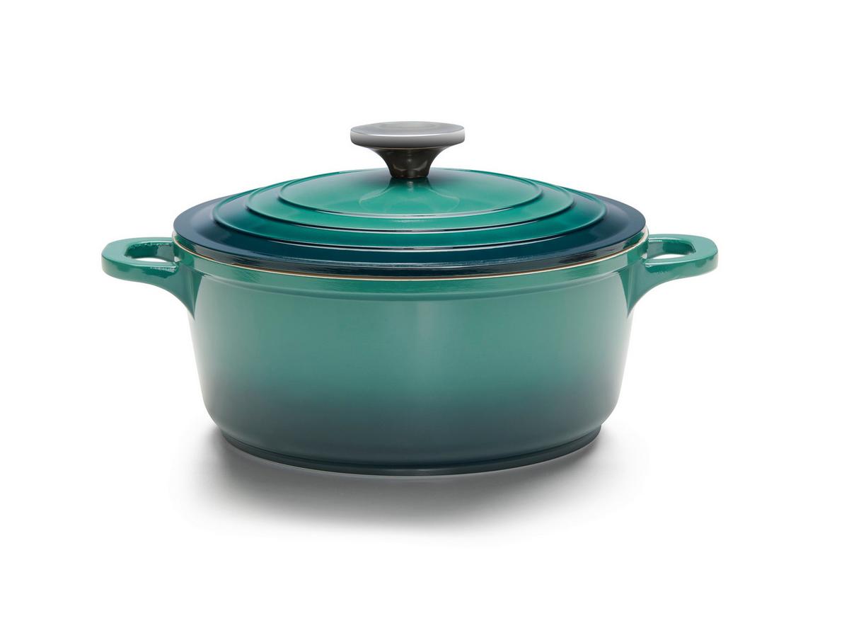 Cratiță cu capac ELISA 2,4L - verde, Konventionell, metal (20/9cm) - Modern Living