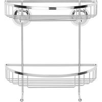 Zuhanypolc Lennox -Sb- - krómszínű, fém (24/25,50/14cm) - Mömax