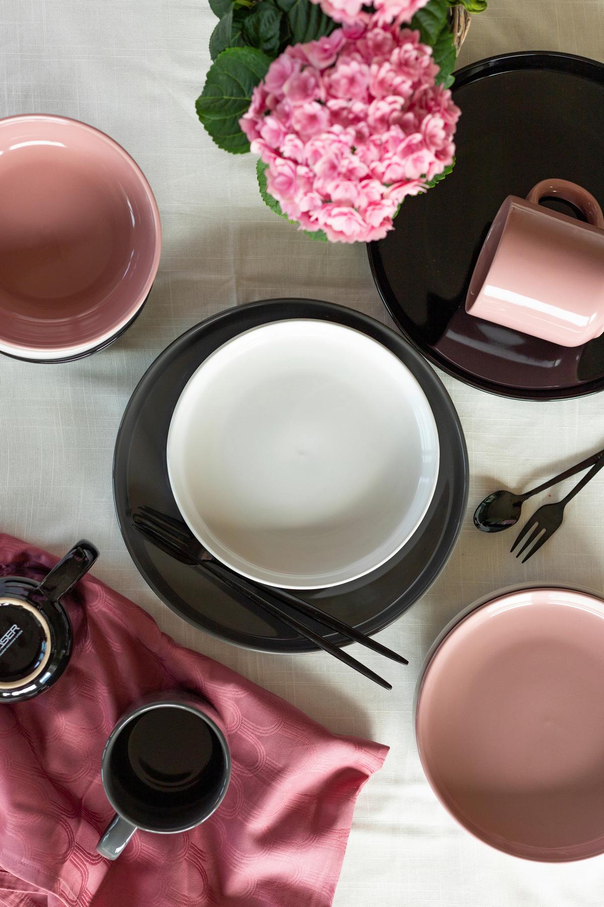 KOMBISERVICE KOMBISERVICE, 934005 - Rosa, Basics, Keramik - Mäser