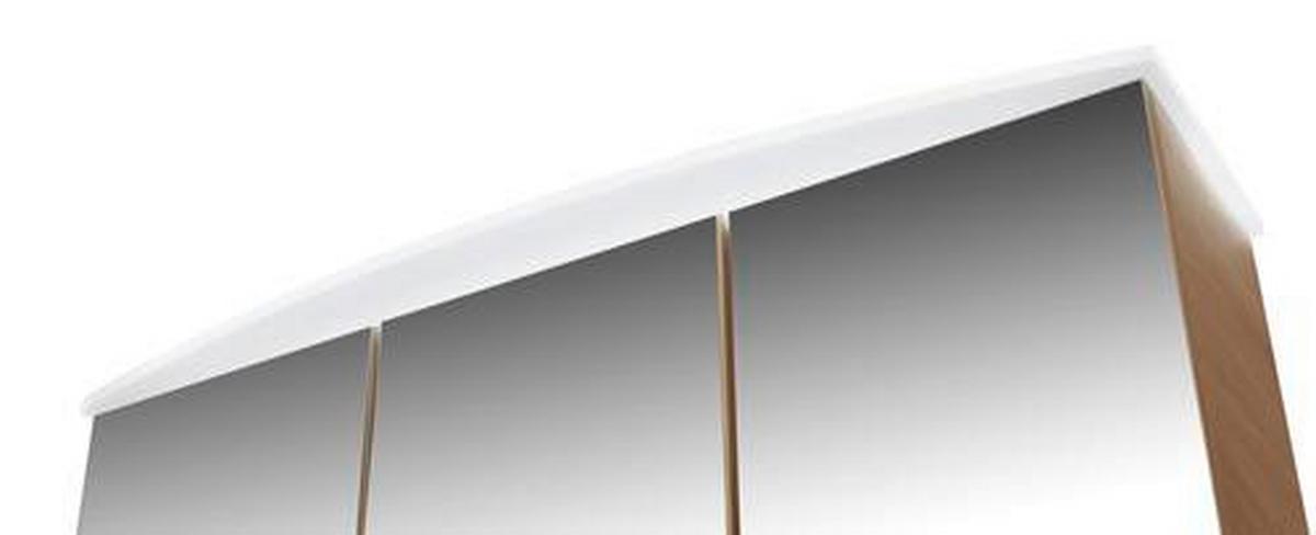 Omara Z Ogledalom Avensis 312 - barve hrasta/prozorno, Moderno, steklo/leseni material (75/73/20,5cm) - Mömax