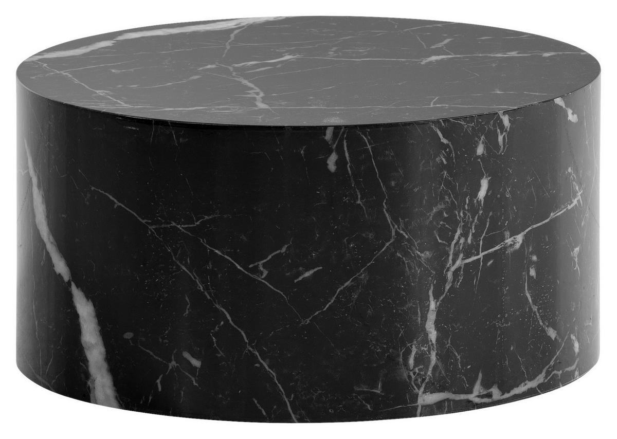 Klubska Miza Monobloc - črna/visoki sijaj, Trendi, leseni material (60/60/30cm) - Livetastic