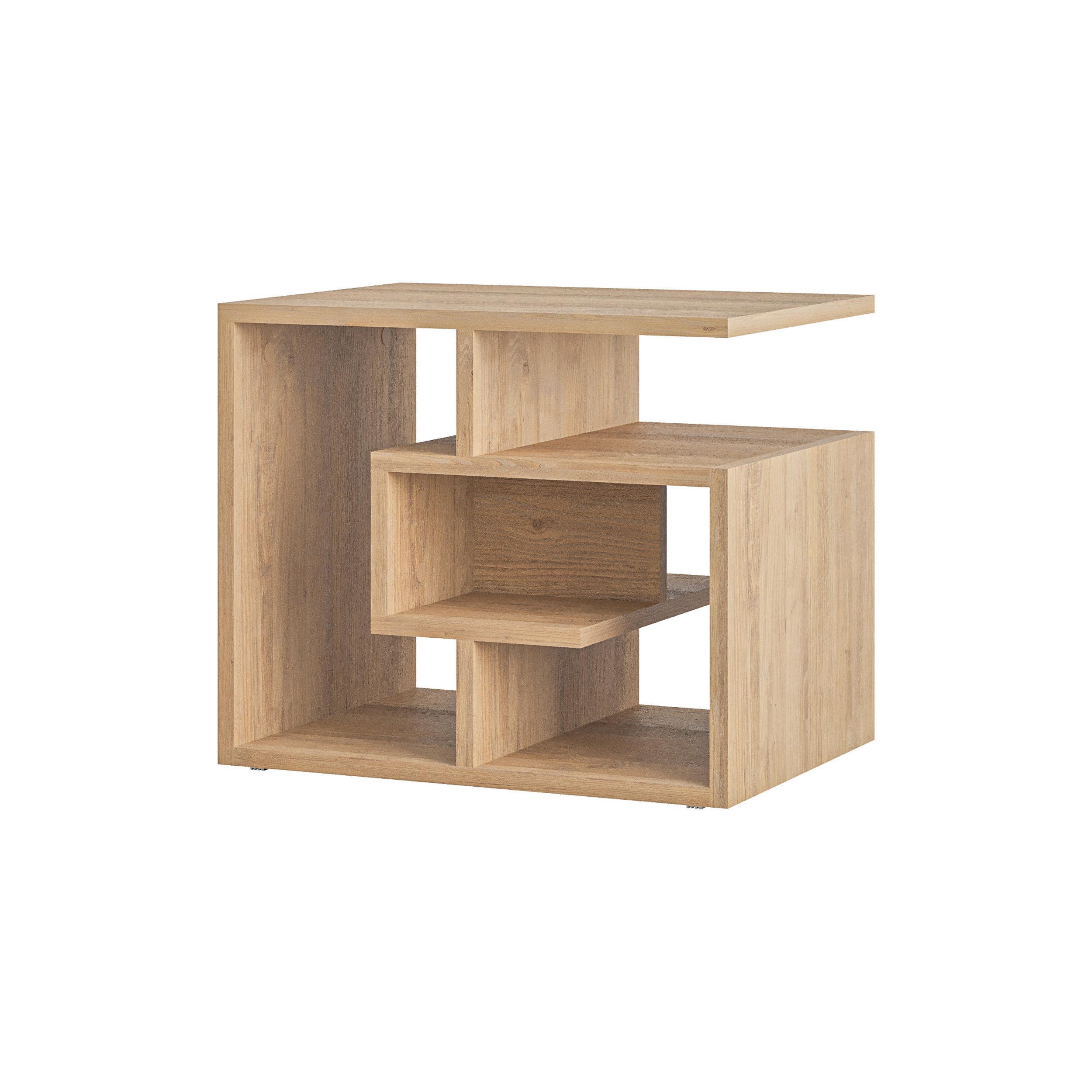 Couchtisch Labirent ca. 54x45x40 cm Eichefarben - Eichefarben, Design, Holzwerkstoff (54/45/40cm) - Livetastic