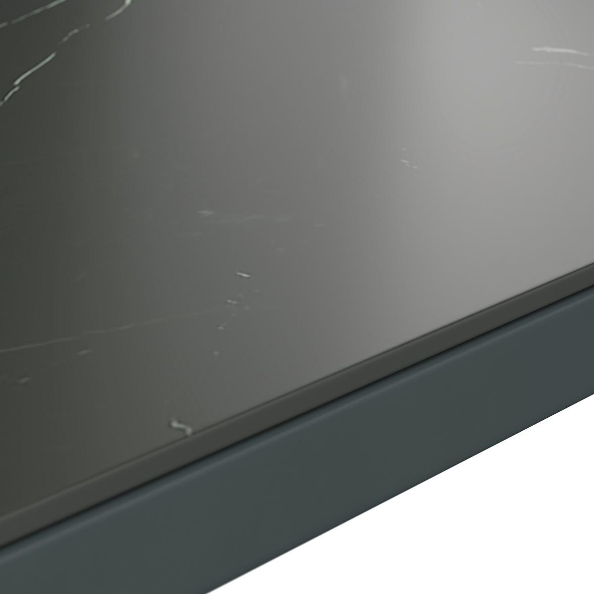 Loungegarnitur Emilia Anthrazit/Natur/Dunkelgr/Beige - Dunkelgrau/Beige, MODERN, Kunststoff/Textil - Mömax