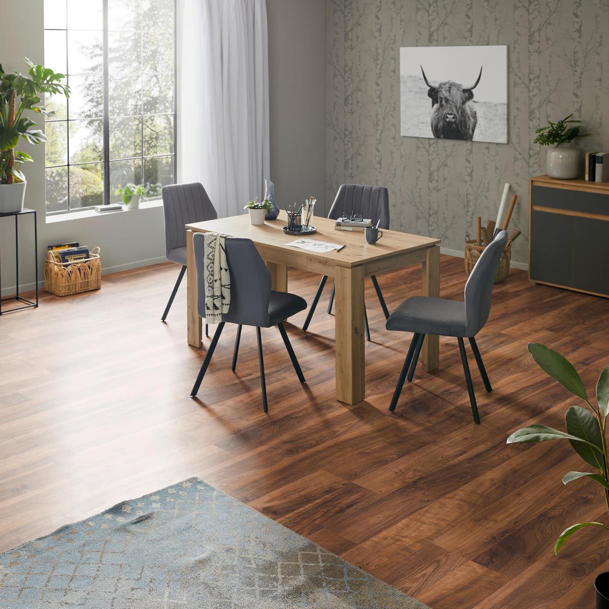 Stol Za Blagovaonicu Nadja - hrast Artisan, Moderno, drvni materijal (140/76/80cm) - Mömax