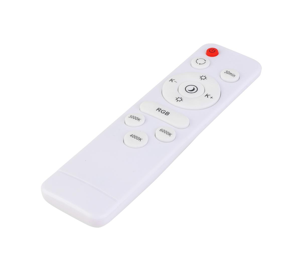 LED Smart Mennyezeti Lámpa Mirsada - fekete/fehér, műanyag/fém (40/9cm) - Premium Living