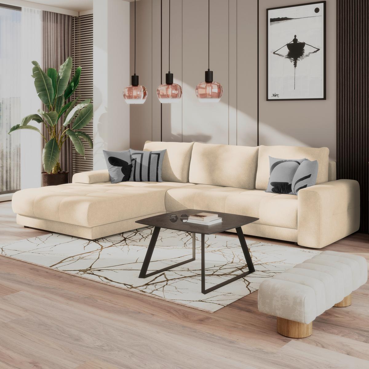 COLțAR ADRIA - bej, Trend, textil (213/308cm) - Luca Bessoni