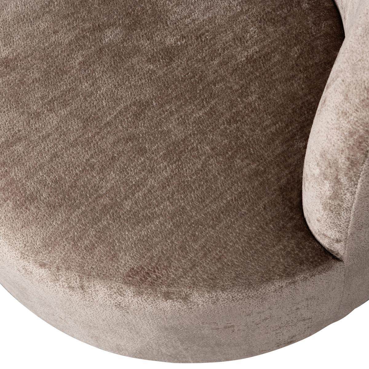 Sessel Popular Taupe B: 81 cm - Taupe, Design, Textil (81/72/80cm) - Livetastic