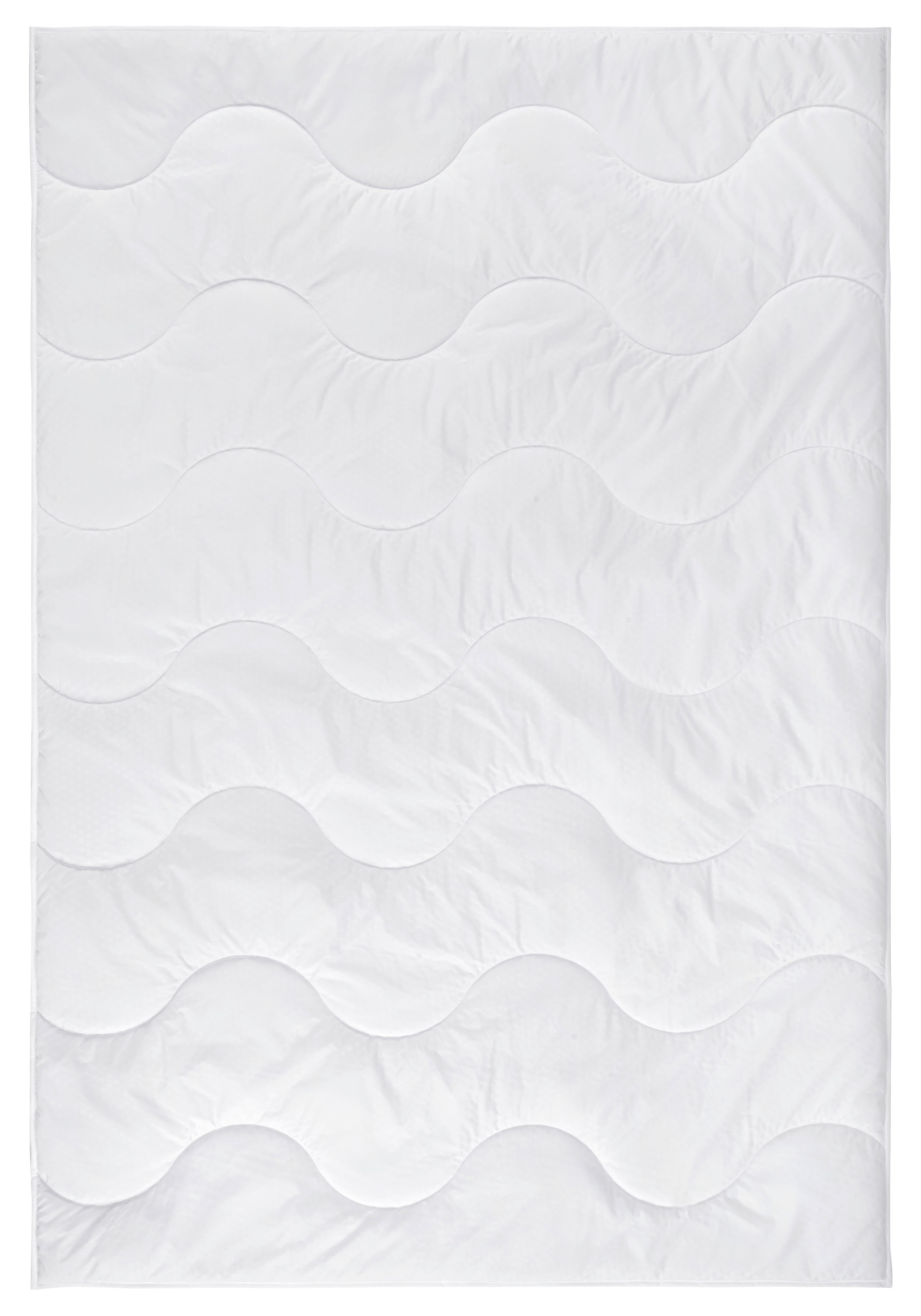 Sommerdecke Cool Comfort ca. 140x200cm - Weiß, Kunststoff/Textil (135-140/200cm) - Nadana