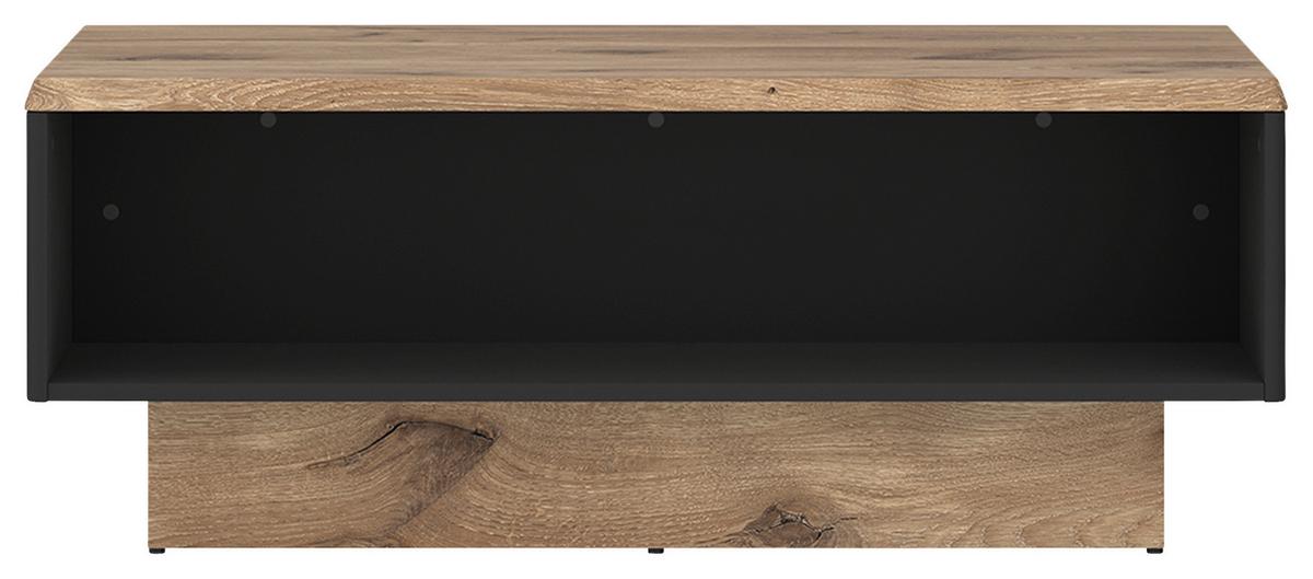 Măsuță de cafea PARDOO - culoare lemn stejar/antracit, Trend, material pe bază de lemn (110/42,5/70cm) - Modern Living