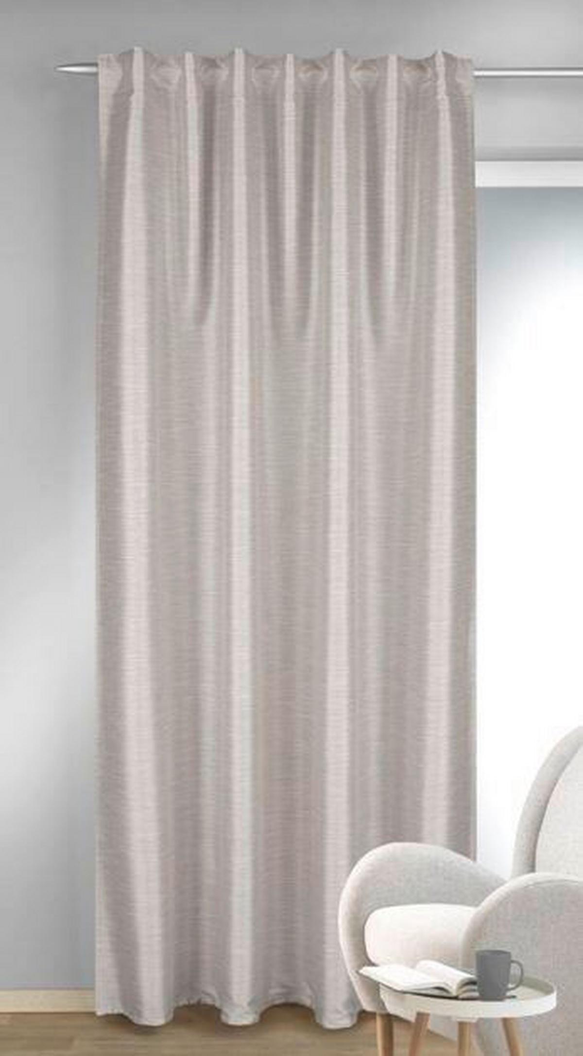 ZASŁONA GOTOWA KIRA - taupe, Basics, tkanina (135/245cm) - Esposa