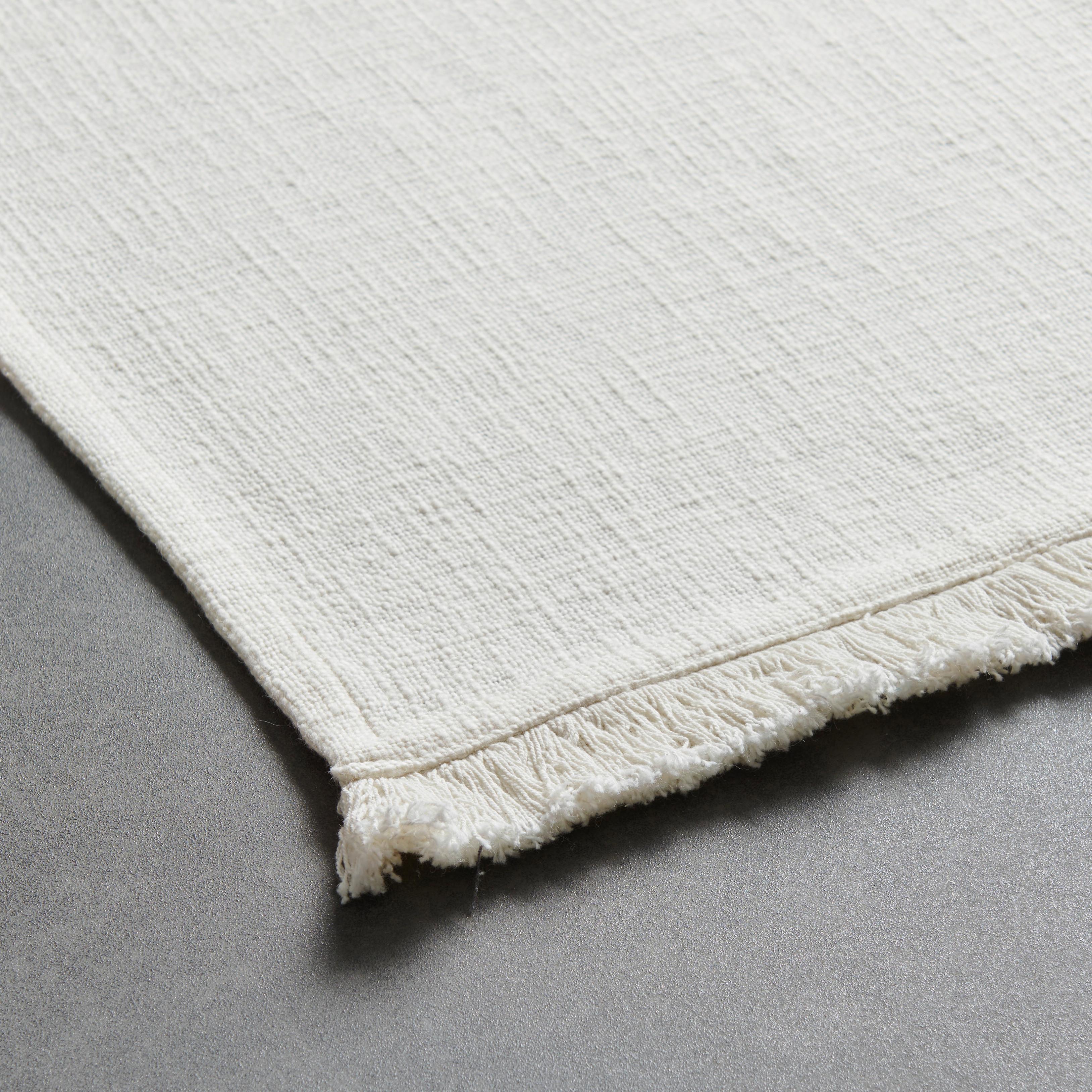 Asztali Futó Pablo - Fehér, modern, Textil (45/170cm) - Premium Living